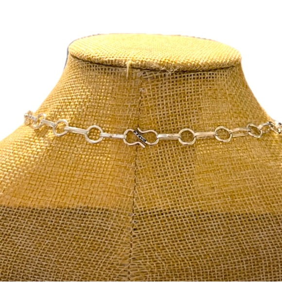 Onyx Necklace stunning statement, necklace, silver & onyx necklace NEW - Picture 4 of 15